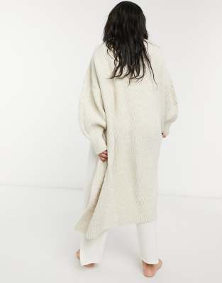 maxi knitted cardigan