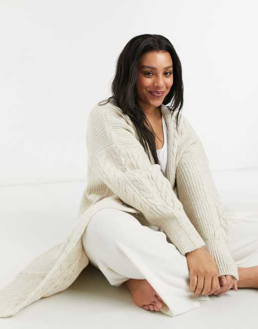 Asos chunky hotsell knit cardigan