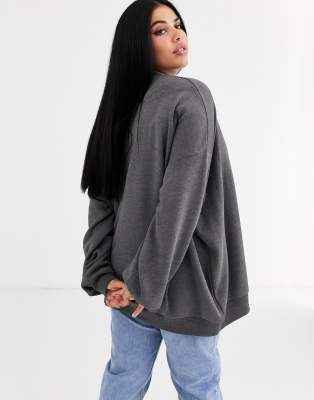 oversized soft sweatshirt