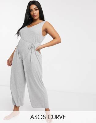 plus size lounge jumpsuit