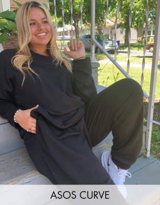 asos plus size tracksuit