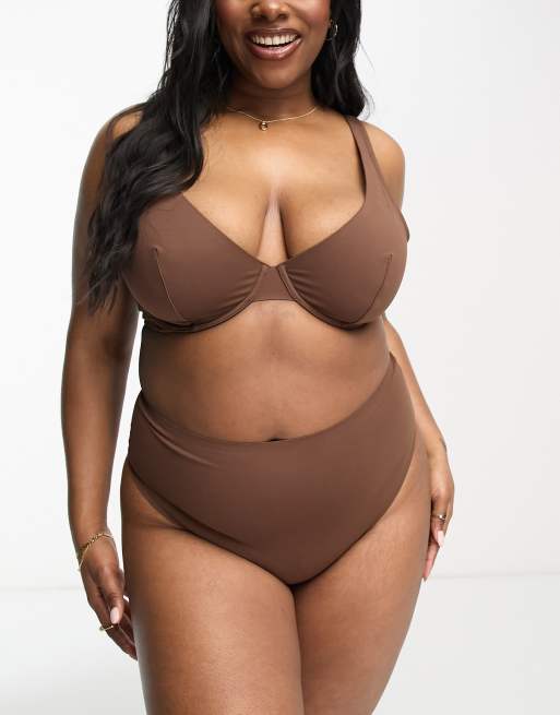 Plus size high waisted thong swimsuit online