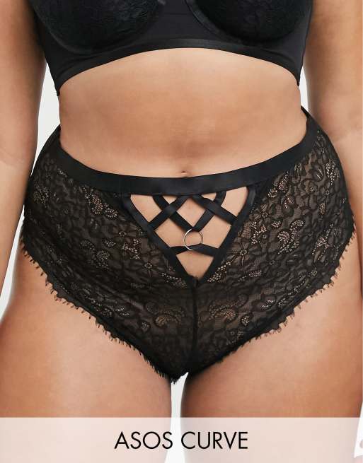 ASOS DESIGN Curve - Masako - Soutien-gorge à armatures et slip, 3 de 3