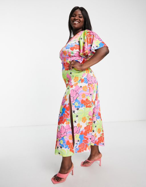 Asos plus size store maxi dress