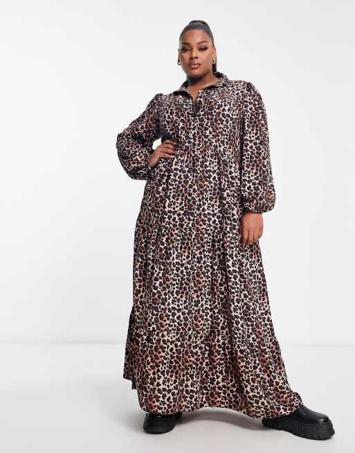 Asos plus size maxi dress online