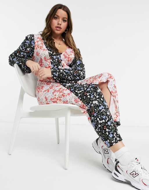 Half black half white dress asos hotsell