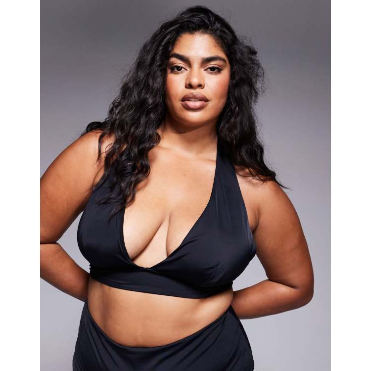 Strapless bikini cheap top plus size