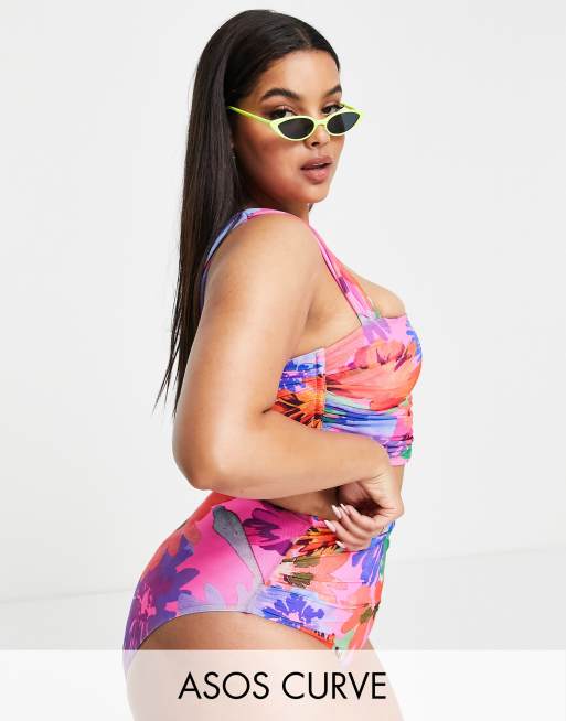 Plus size bikini store asos