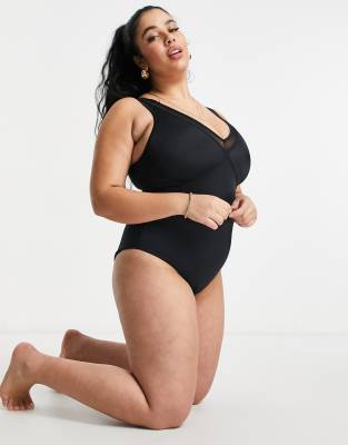 asos plus swim