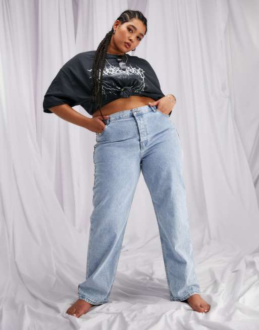 Asos curve jeans top