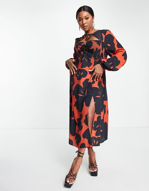 Asos 70s dress sale