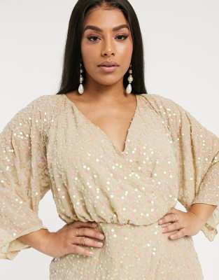 asos sequin kimono dress