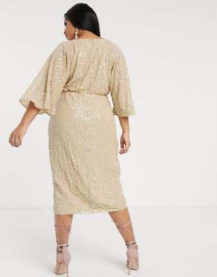 asos curve kimono dress