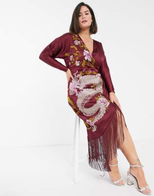 asos dragon dress