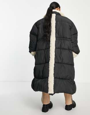 midi length puffer jacket