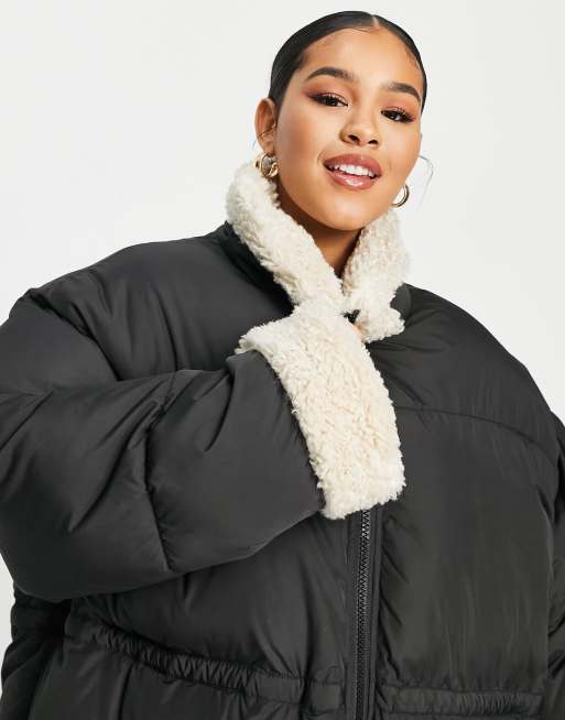 Midi length puffer coat online