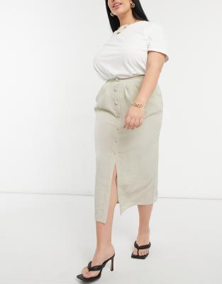 curve pencil skirt