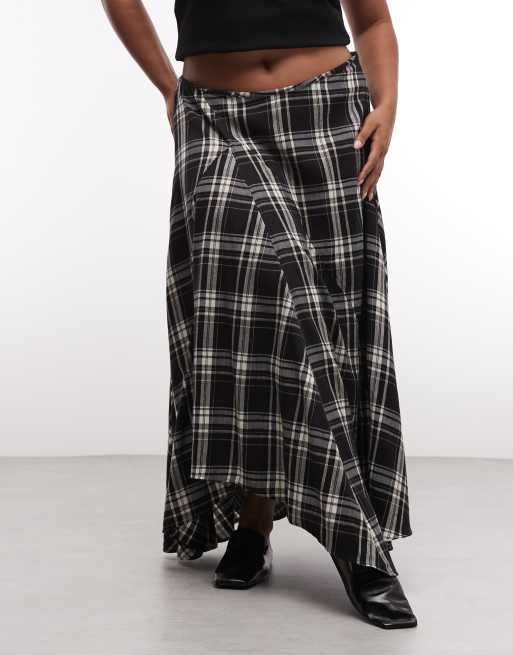 ASOS DESIGN Curve midi rok met multiruit, 5 van 5