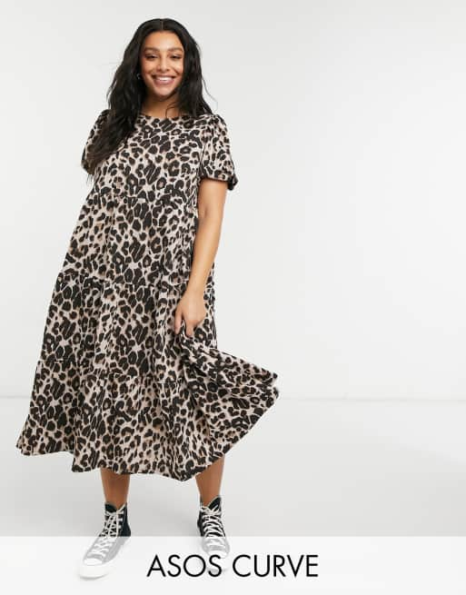 Curve leopard hotsell print dress