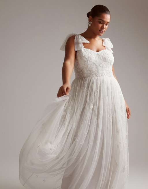 Asos plus size bridal best sale