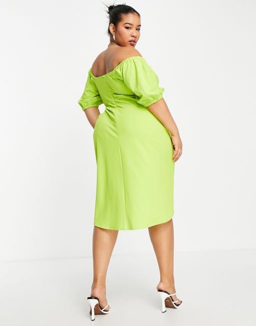 Asos light green outlet dress