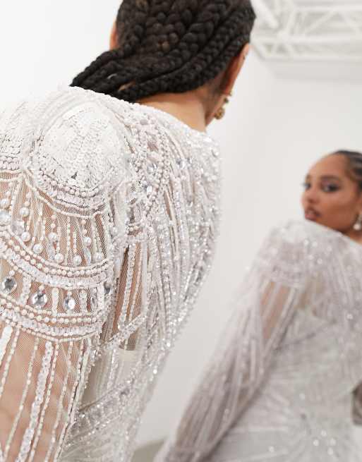 asos sequin wedding dress ASOS Bridal, Alexa New Wedding Dress Save 48%