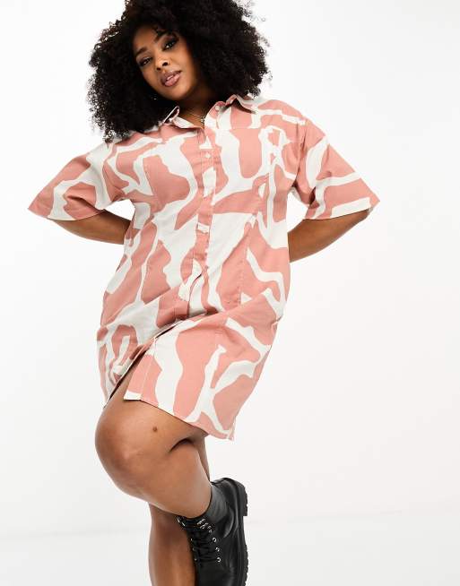 Asos curve t store shirt dress