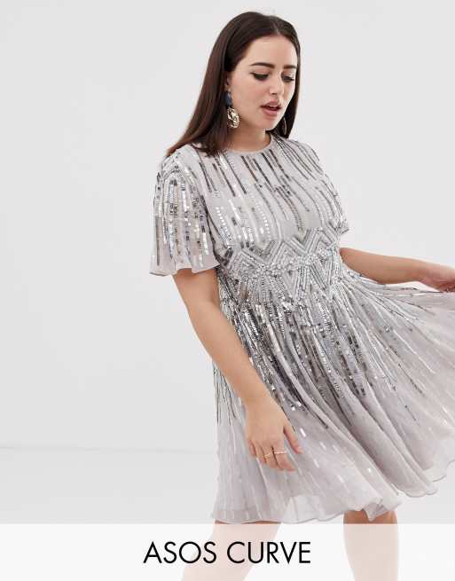 Asos curve 2025 cocktail dresses