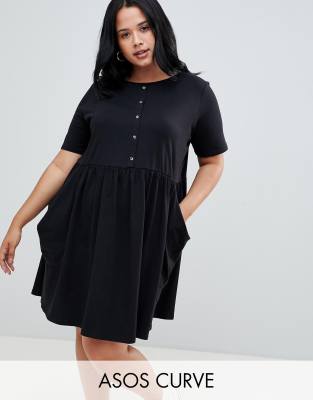 asos curve smock dress