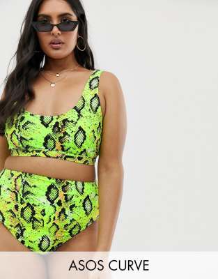 asos snake bikini