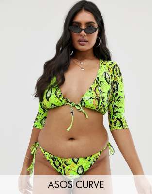 asos curve bikini