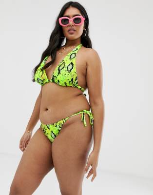 asos plus bikini