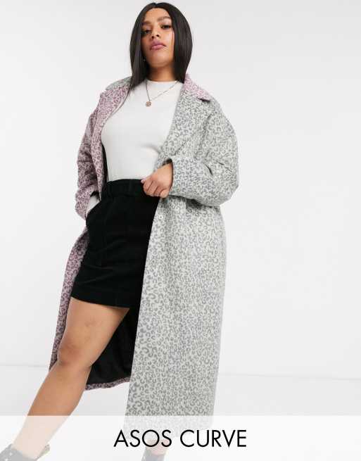 Asos plus best sale size coat