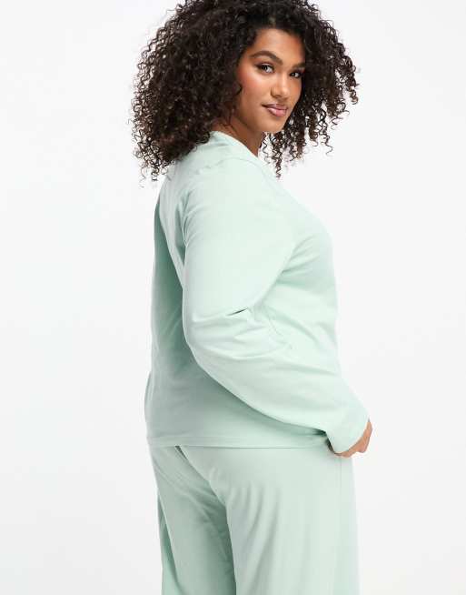 Women's plus size pajama tops hot sale