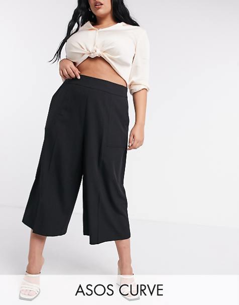 Women pleated skirt pantsyoga skirt pantsplus size trousersoversized pantselastic waist casual pantsasymmetrical trousers K1661