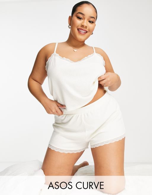 Plus size pajama online shorts