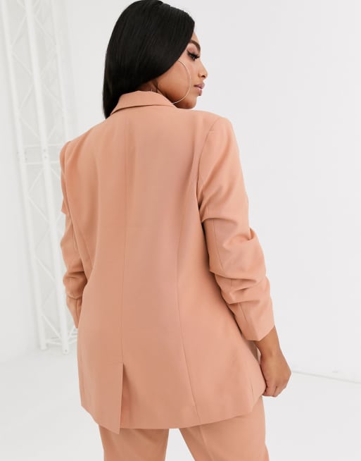 ASOS DESIGN curve mix & match tailored suit blazer, 2 of 4
