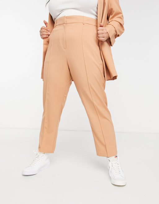 ASOS DESIGN Curve - Mix & Match - Ultimate - Pantalon de costume longueur cheville - Blush, 4 de 4