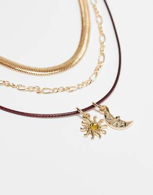 Asos Curve Asos Design Curve Multi-pack Necklaces