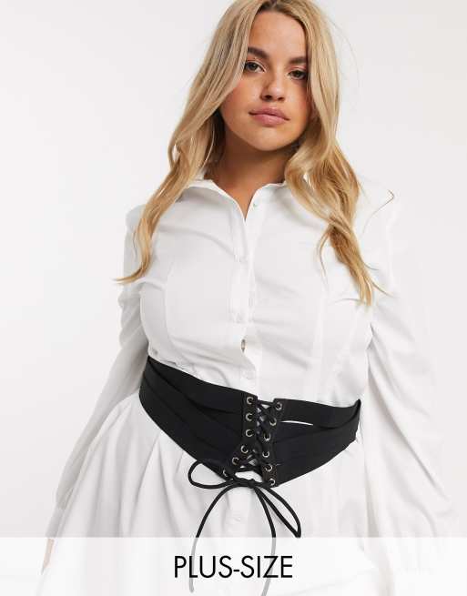 ASOS CURVE Wide Elastic Corset Belt