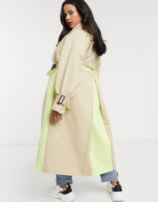 neon trench coat