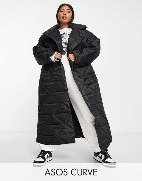 Asos plus cheap size womens coats