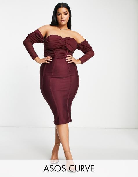 Asos dresses shop curve sale