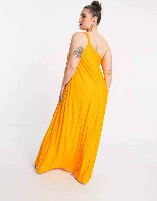 marigold pleated maxi dress Lover Marigold Pleated Maxi Dress