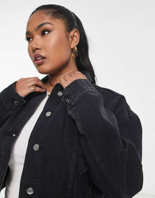 Asos plus hot sale denim jacket