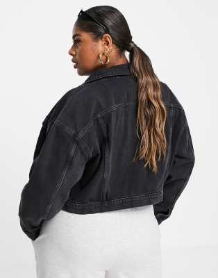 asos puff sleeve denim jacket