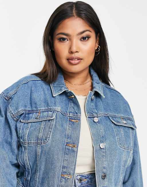 Asos plus best sale denim jacket