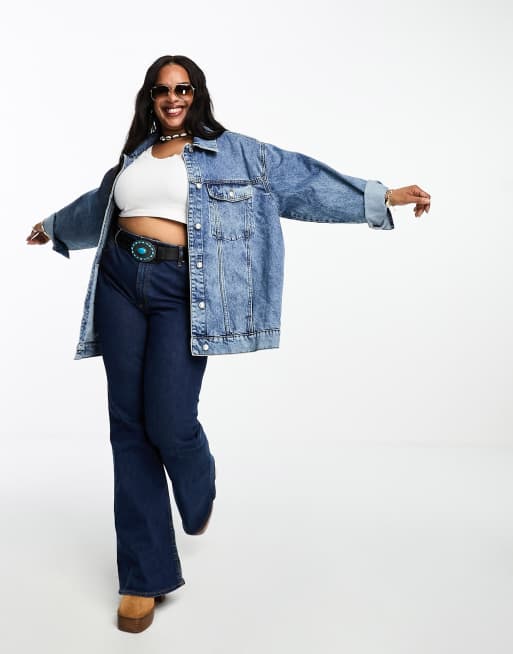 Asos plus 2024 size denim jacket