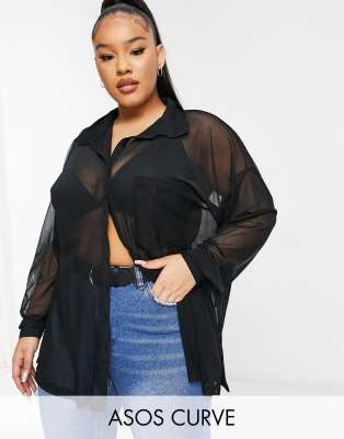 plus size button down collar shirts