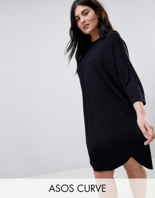 asos curve t shirt dress